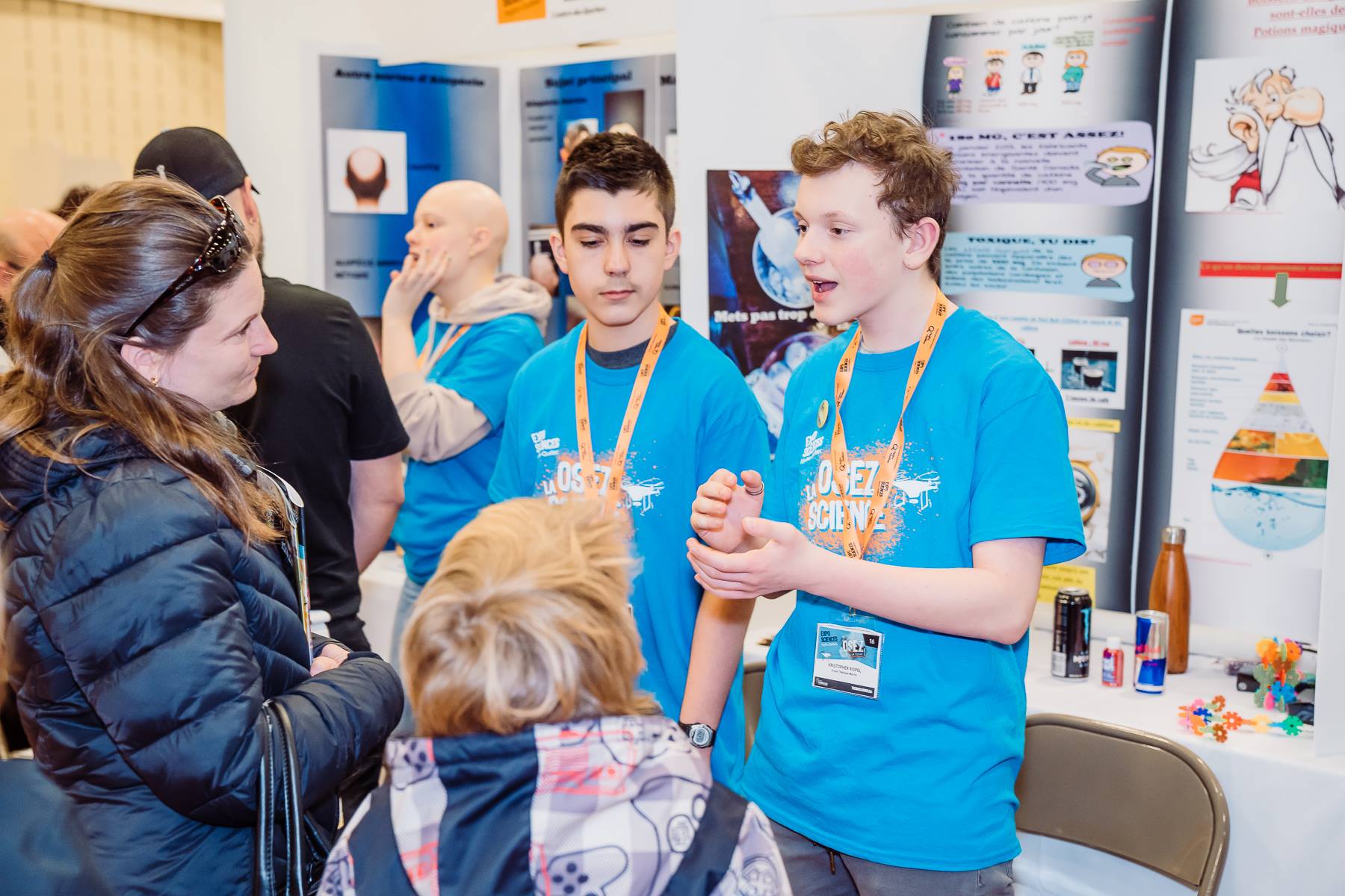 Expo-sciences - Des jeunes présentent leur projet
