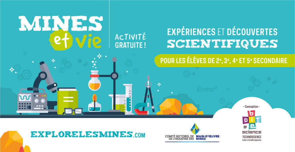 Logo Activité de découverte scientifique Mines et vie